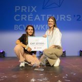 Séverine Dolt (à g.) et Mégane Dubuis ont séduit le jury du Prix BCVs avec leur Coloc Atelier